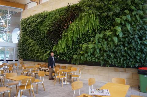 Bold Park Pool vertical garden by Atlantis Aurora